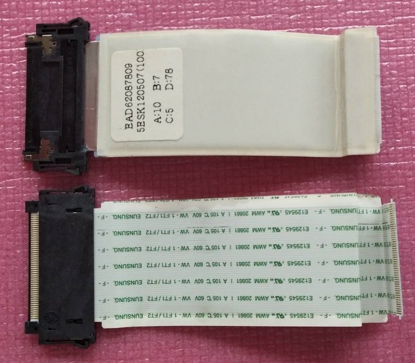 สายแพทีวี LG (แอลจี) อะไหล่แท้/ของถอด พาร์ท EAD62087809 รุ่น47LM8600 และใช้ได้กับหลายรุ่นที่พาร์ทตรงกัน