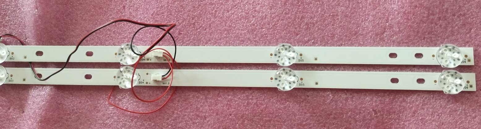 หลอดแบคไลน์ ของมือสองถอดจากเครื่อง LED-TV ไม่ทราบรุ่น