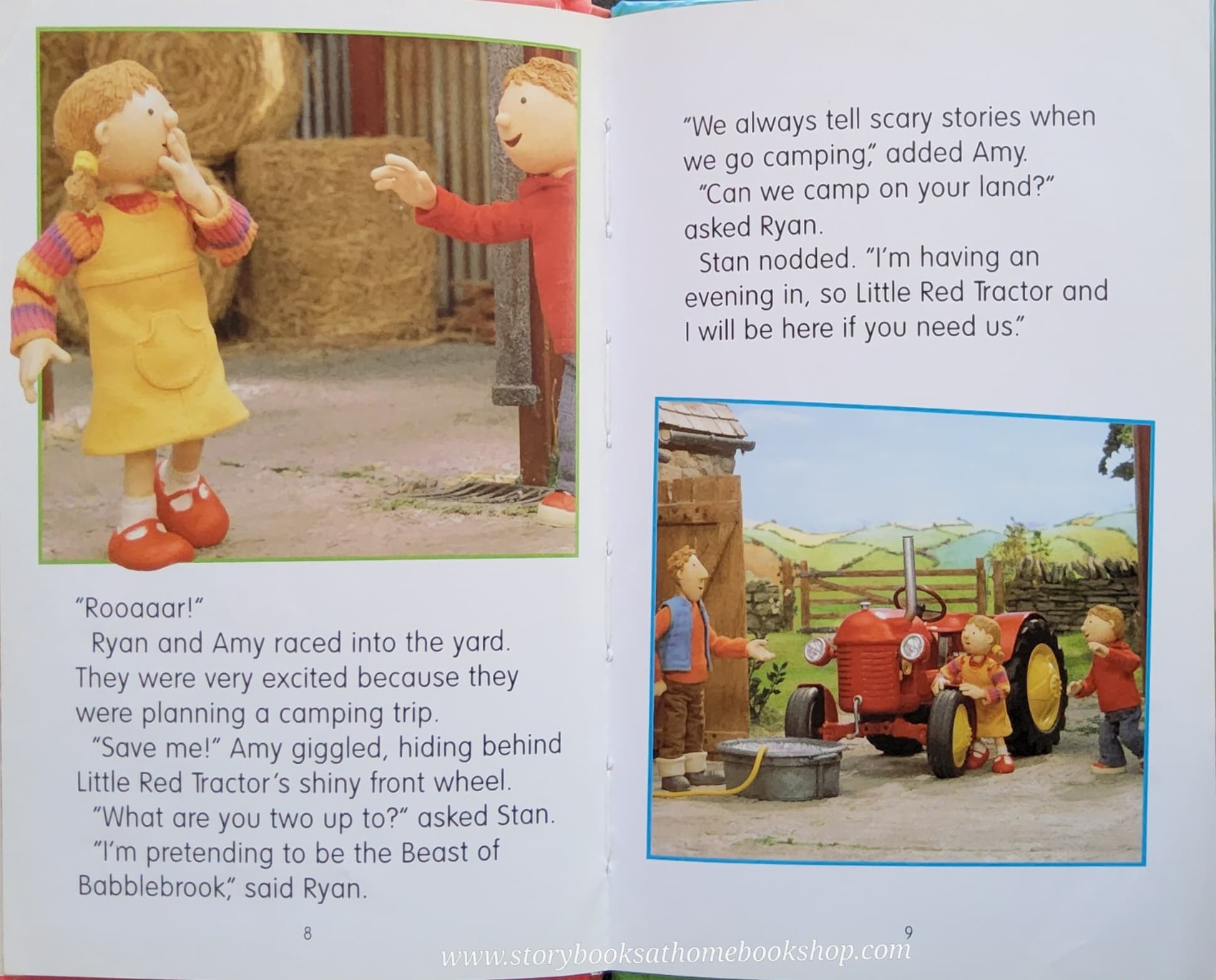 หนังสือนิทานปกแข็ง** 🍅🍅LITTLE RED TRACTOR THE BEAST OF BABLEBROOK