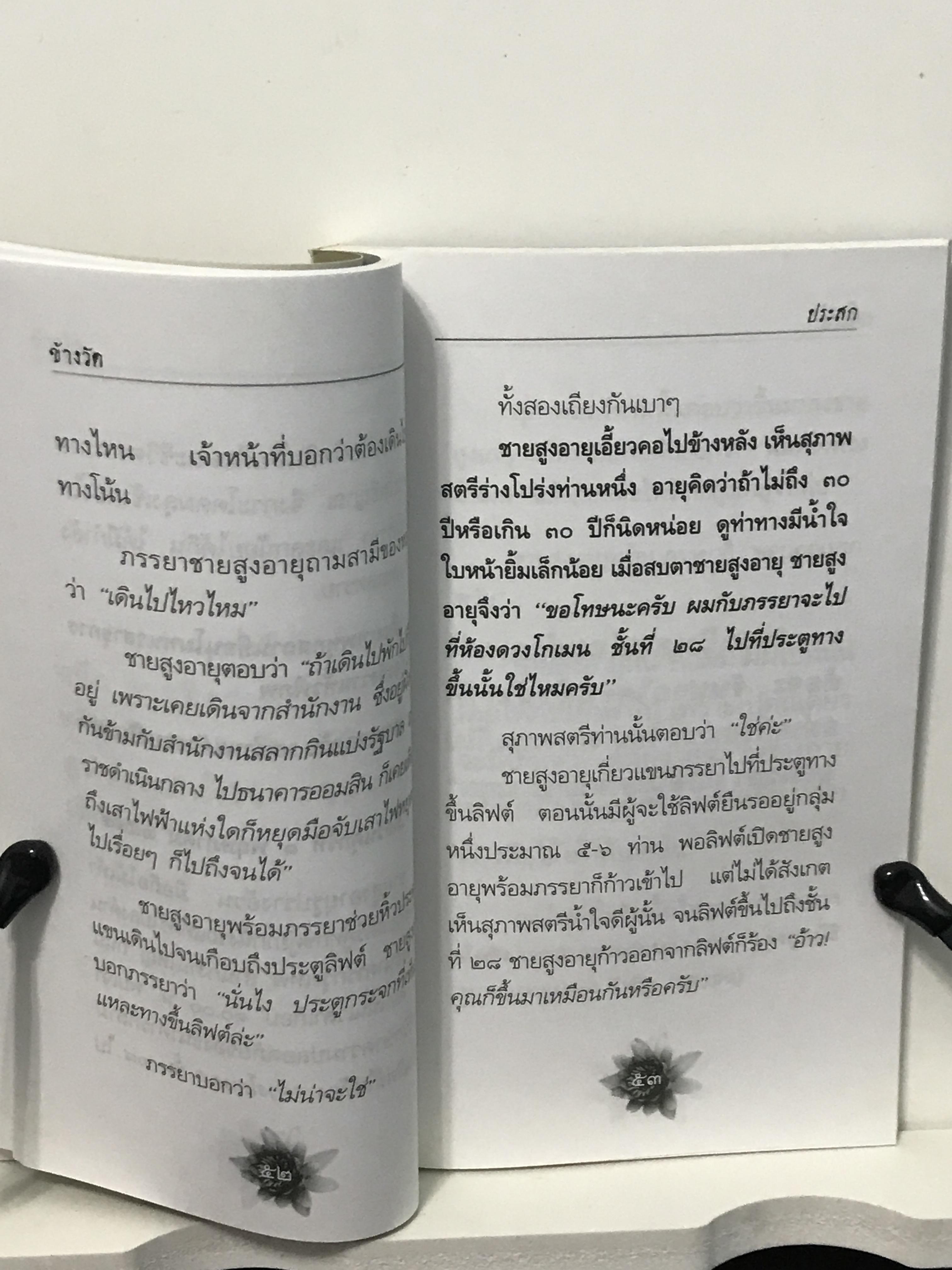 ข้างวัด — บันทึกชีวิตริมรั้วธรรม ผู้เขียน : ประสก (นามปากกาอาจารย์จำรัส ดวงธิสาร) บรรณาธิการ : สมชาย สมานวงศ์ สำนักพิมพ์ ศยาม | WA1