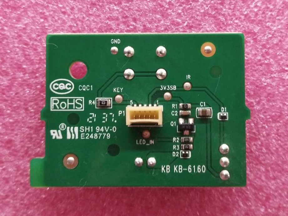 ตัวรับรีโมท /คีย์ทัช /คีย์คอนโทรล TCL (ทีซีแอล) มือสองพร้อมใช้งาน พาร์ท40-D6001A-IRG1LG ใช้กับรุ่น 50P615 55P8 55T5000A 65J7000A