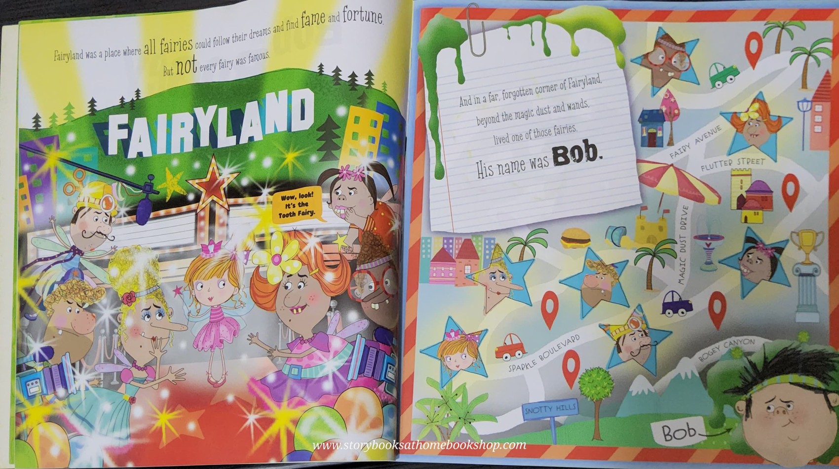 หนังสือนิทานปกอ่อน** 🍅🍓BOB THE BOGEY FAIRY this is snot a sweet fairy tale!