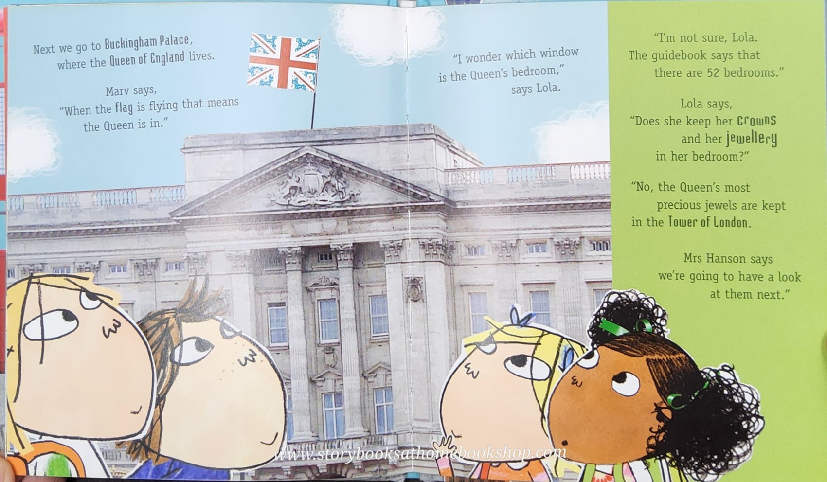 หนังสือนิทานปกแข็ง* 🍓🍓CHARLIE AND LOLA:WE COMPLETELY MUST GO TO LONDON