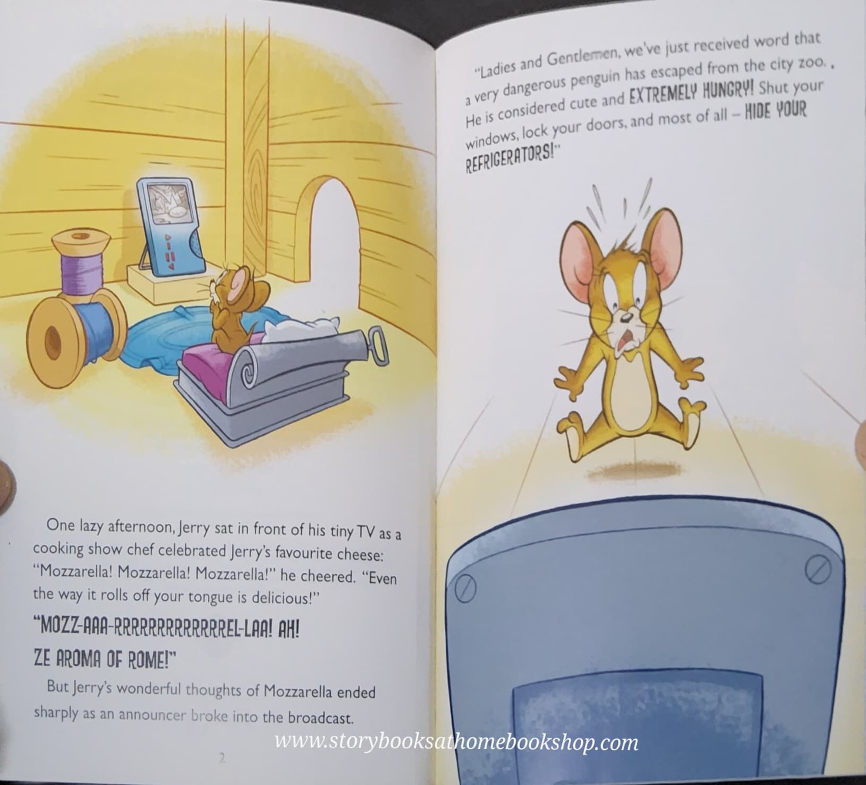 หนังสือนิทานปกอ่อน** ♥️❤️TOM&JERRY:ADVENTURES IN PENGUIN SITTING