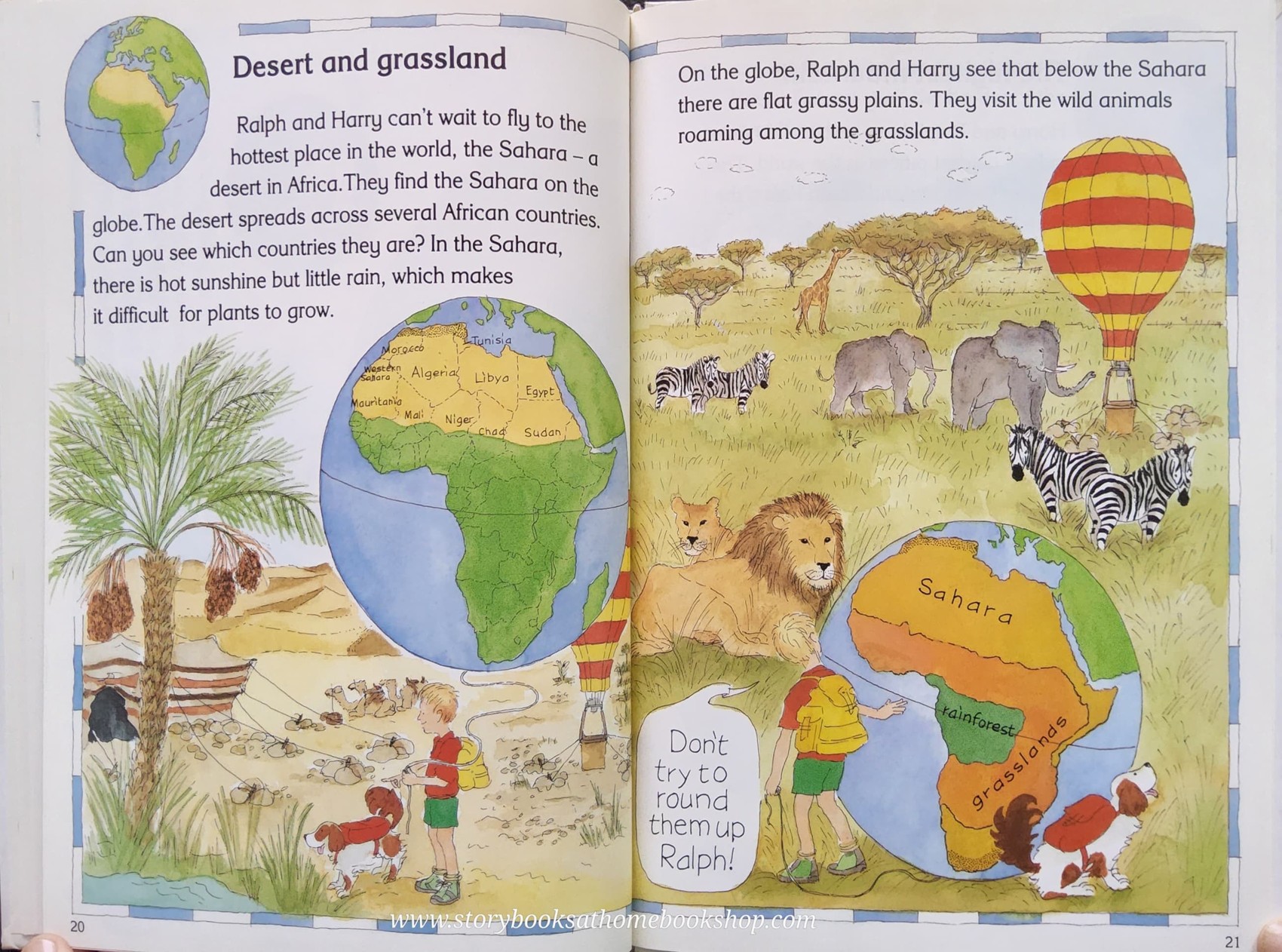 หนังสือนิทานปกแข็ง** 🍅🍅ROUNDABOUTS OUR GLOBE, OUR WORLD