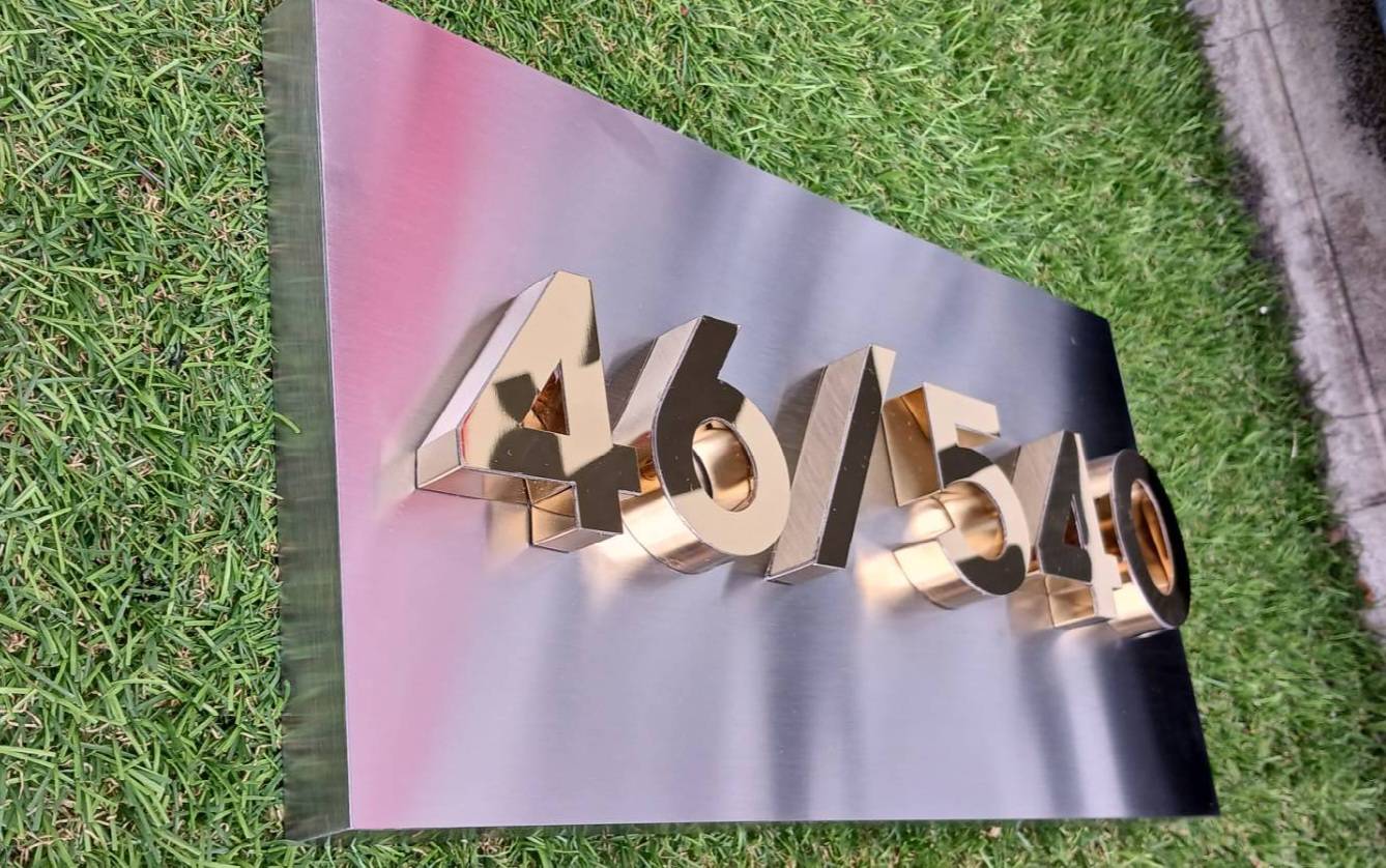 ป้ายบ้านเลขที่ รับทำป้ายโลหะทุกชนิด