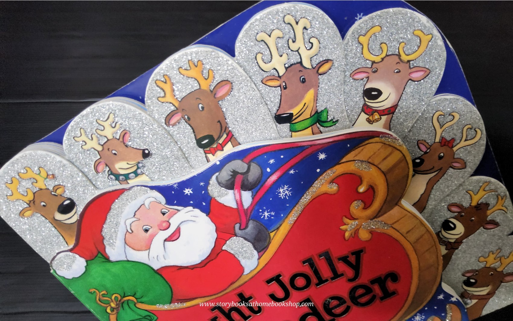 BOARD BOOK** 🍅🍅EIGHT JOLLY REINDEER