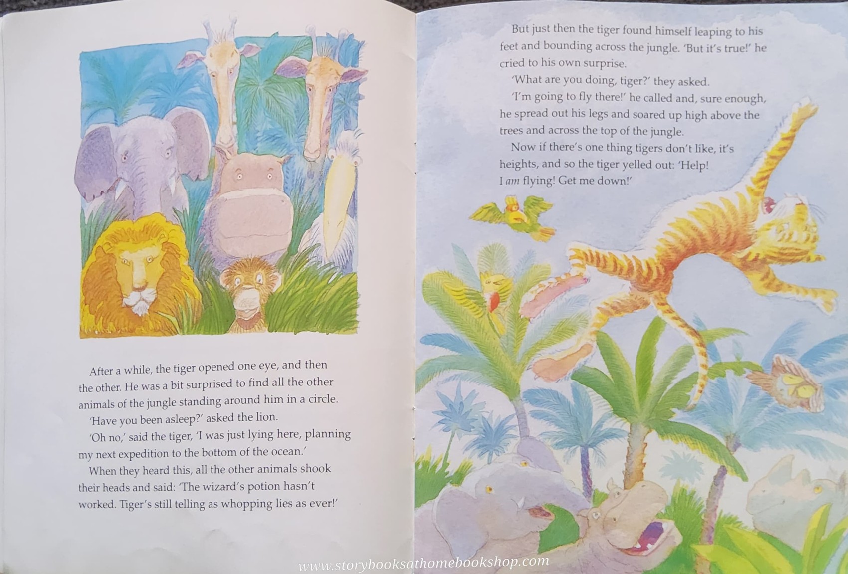 หนังสือนิทานปกอ่อน** 🍅THE SEA TIGER BY TERRY JONES