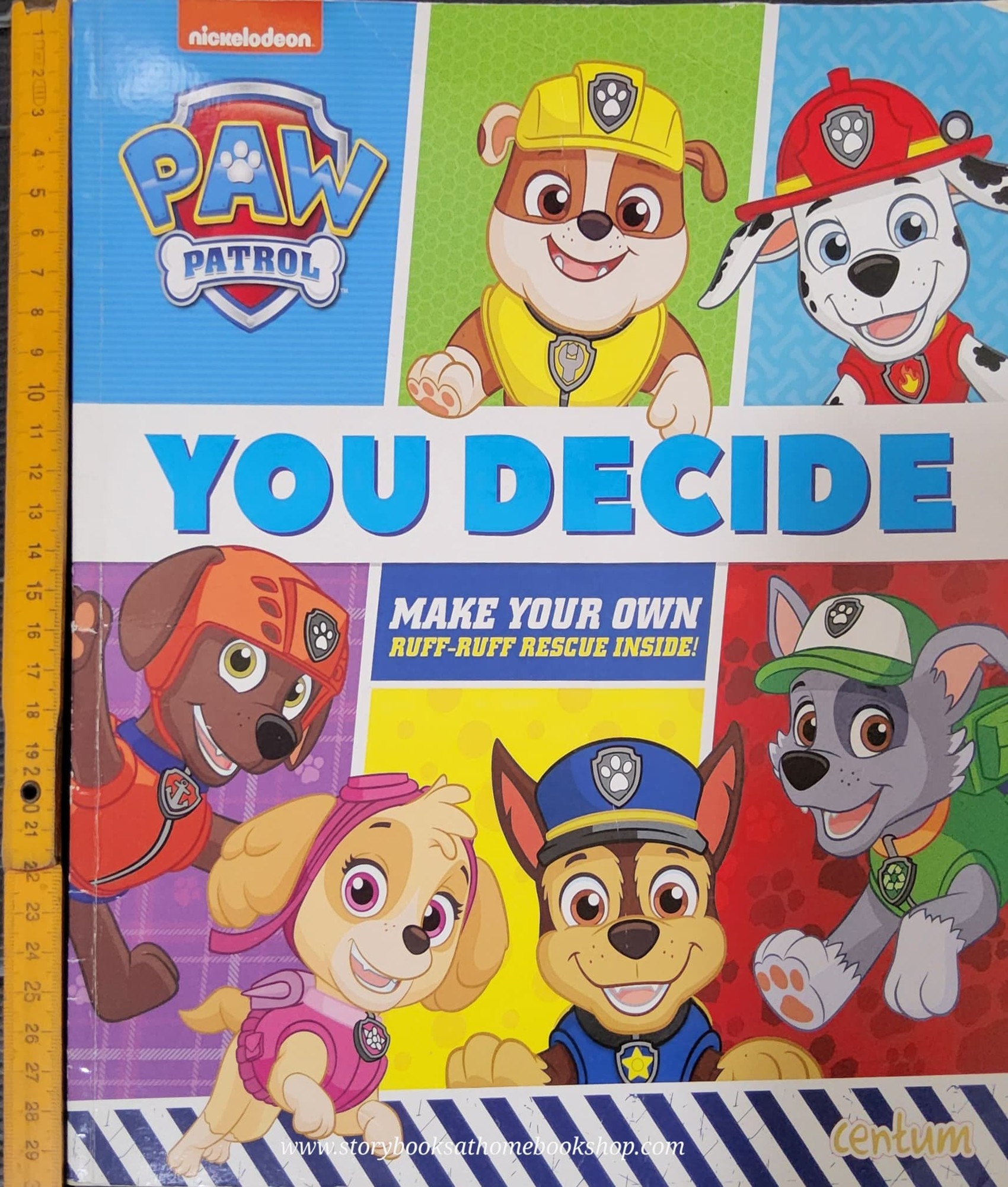หนังสือนิทานปกอ่อน** 🍅PAW PETROL: YOU DECIDE MAKE YOU OWN RUFF-RUFF RESCUE INSIDE!