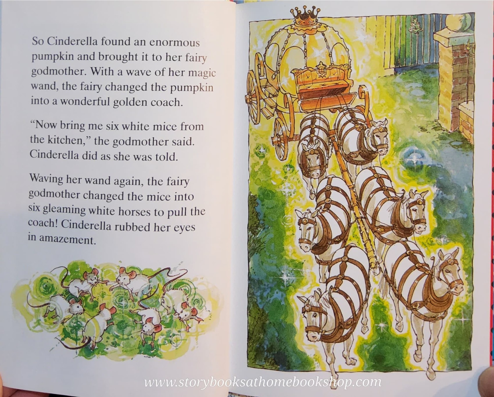 หนังสือนิทานปกแข็ง ** ♥️FAVOURITE TALES CINDERELLA♥️