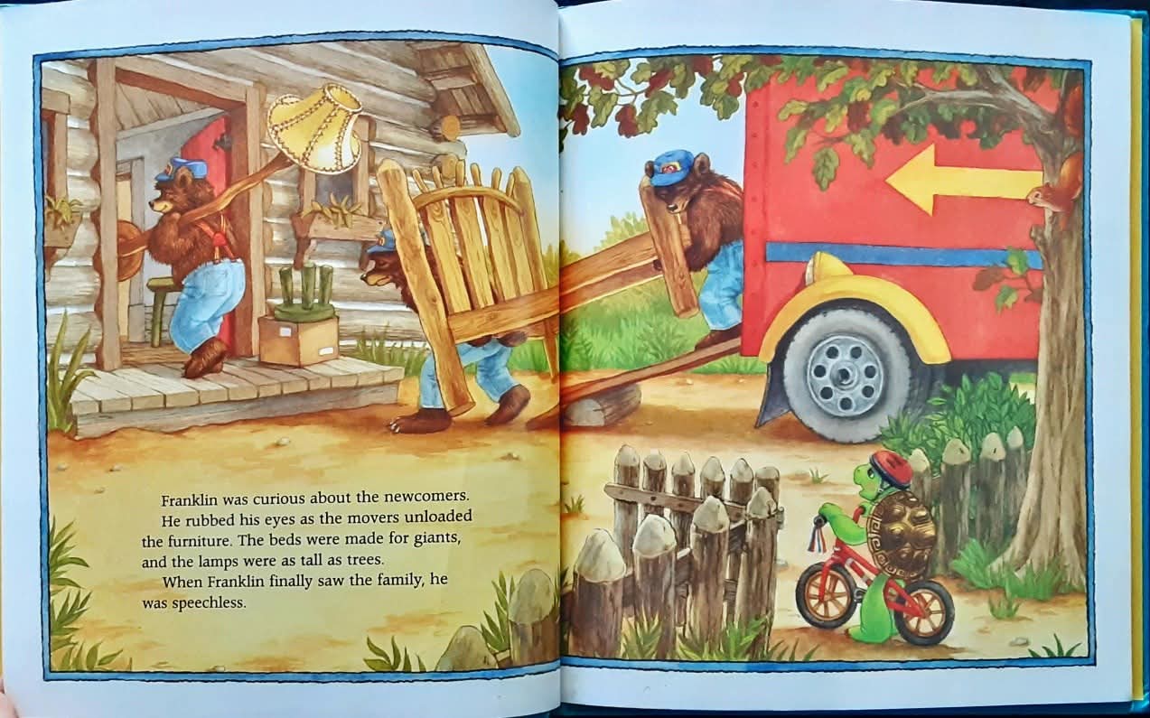 หนังสือนิทานปกแข็ง** 🍅🍓Franklin's NEW FRIEND