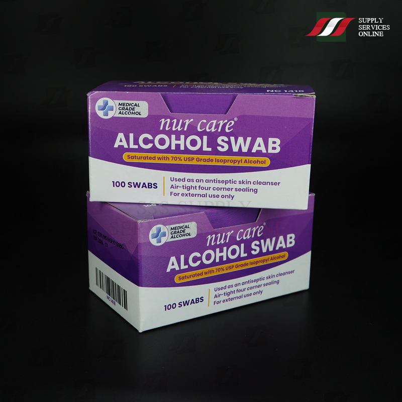 Isopropyl Alcohol 70% แผ่นแอลกอฮอล์ส สำหรับทางการแพทย์ เหมาะทำความสะอาดก่อนเจาะเลือด