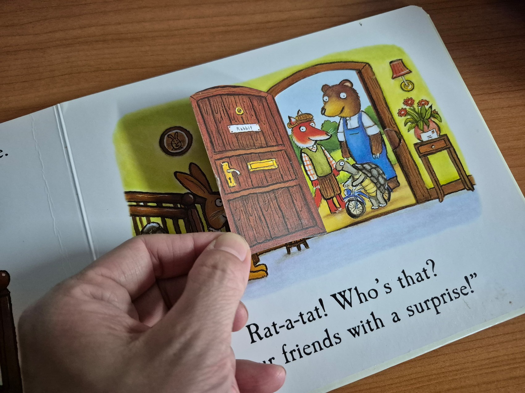 LIFT THE FLAP BOARD BOOK** 🍅🍓 RABBIT'S NAP BY JULIA DONALDSON.AXEL SCHEFFLER