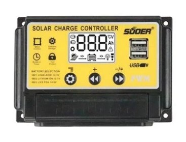 Charger PWM Suoer 12/24 10A (USB)