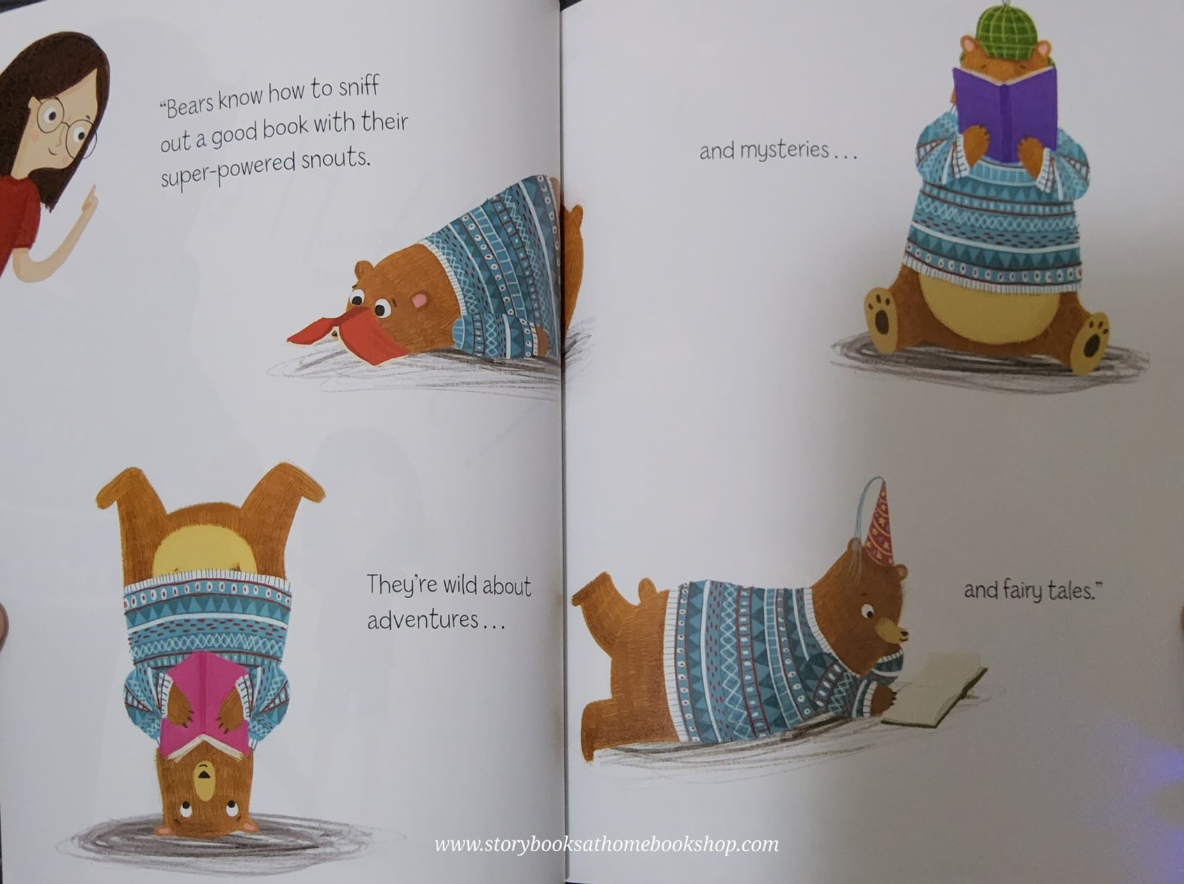 หนังสือนิทานปกอ่อน** 🍅🍓BEARS MAKE THE BEST READING BUDDIES