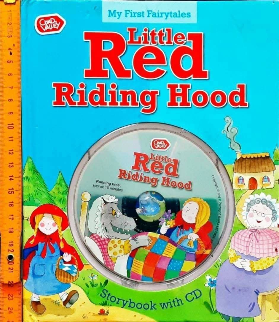 หนังสือนิทานปกแข็ง** 🍅🍓My First Fairytales:LITTLE RED RIDING HOOD with CD
