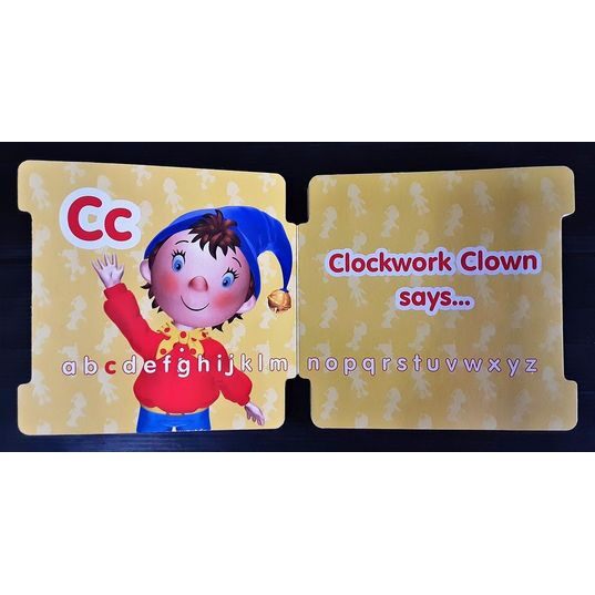 หนังสือนิทานภาษาอังกฤษ สภาพดี 70-80% ปกแข็ง Board Book เรื่อง Noddy Alphabet 'c'