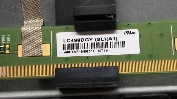 จอทีวีมือสอง ALTRON อัลตรอน รุ่นLTV-4904 ทีบาร์ LC490DGY (SL)(A1) ทีคอน6870C-0756A