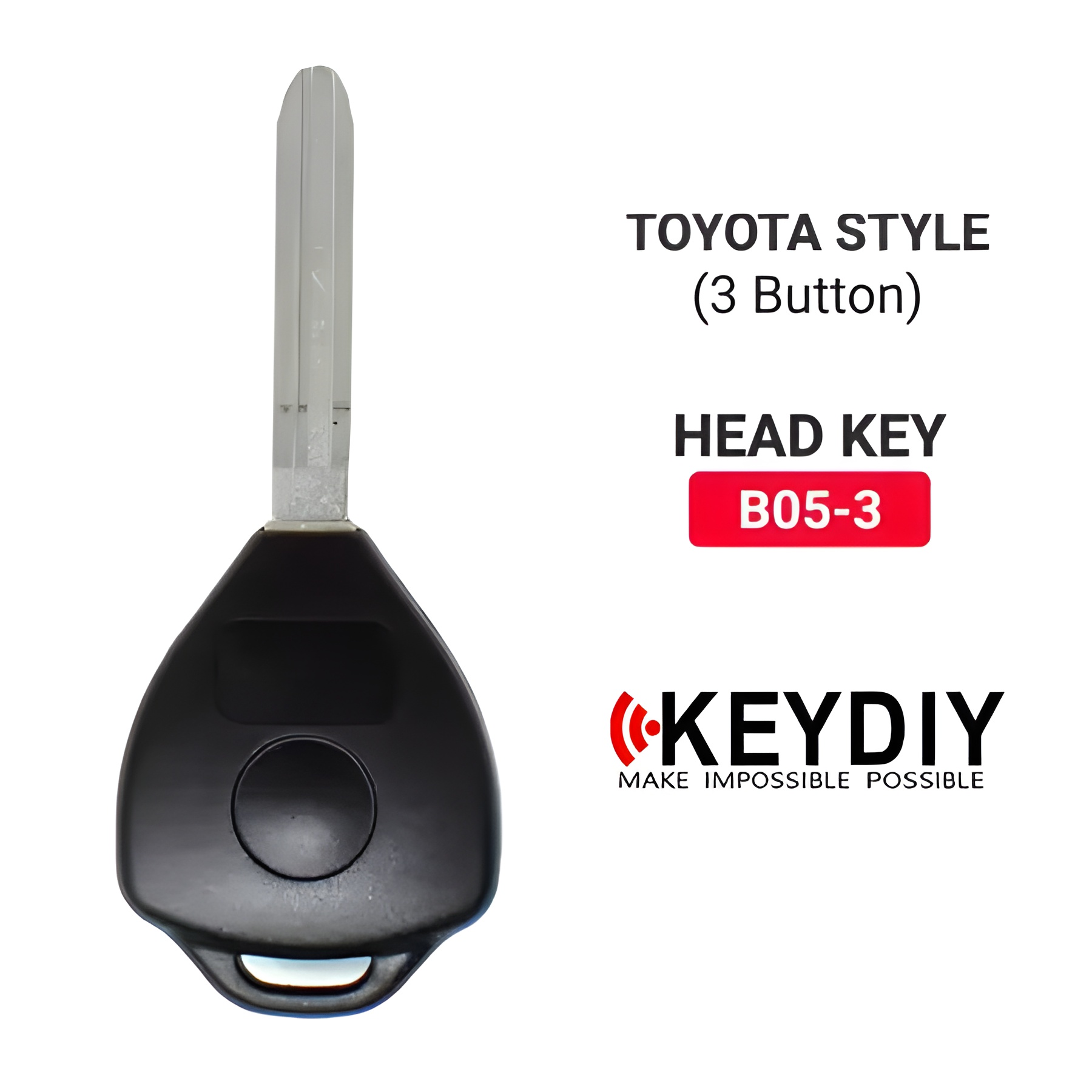 KEYDIY รีโมต Toyota Style 3 ปุ่ม B05-3