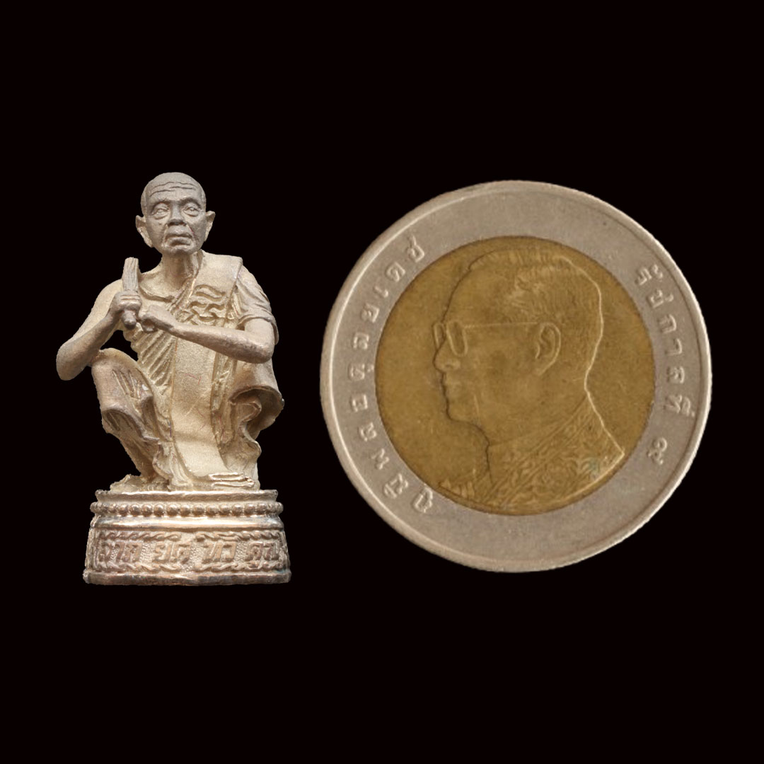 รูปหล่อหลวงพ่อคูณ เนื้อเงิน รุ่น ลาภ-ยส-ทวีคูณ ปี2538 (กระทรวงแรงงาน จัดสร้าง)