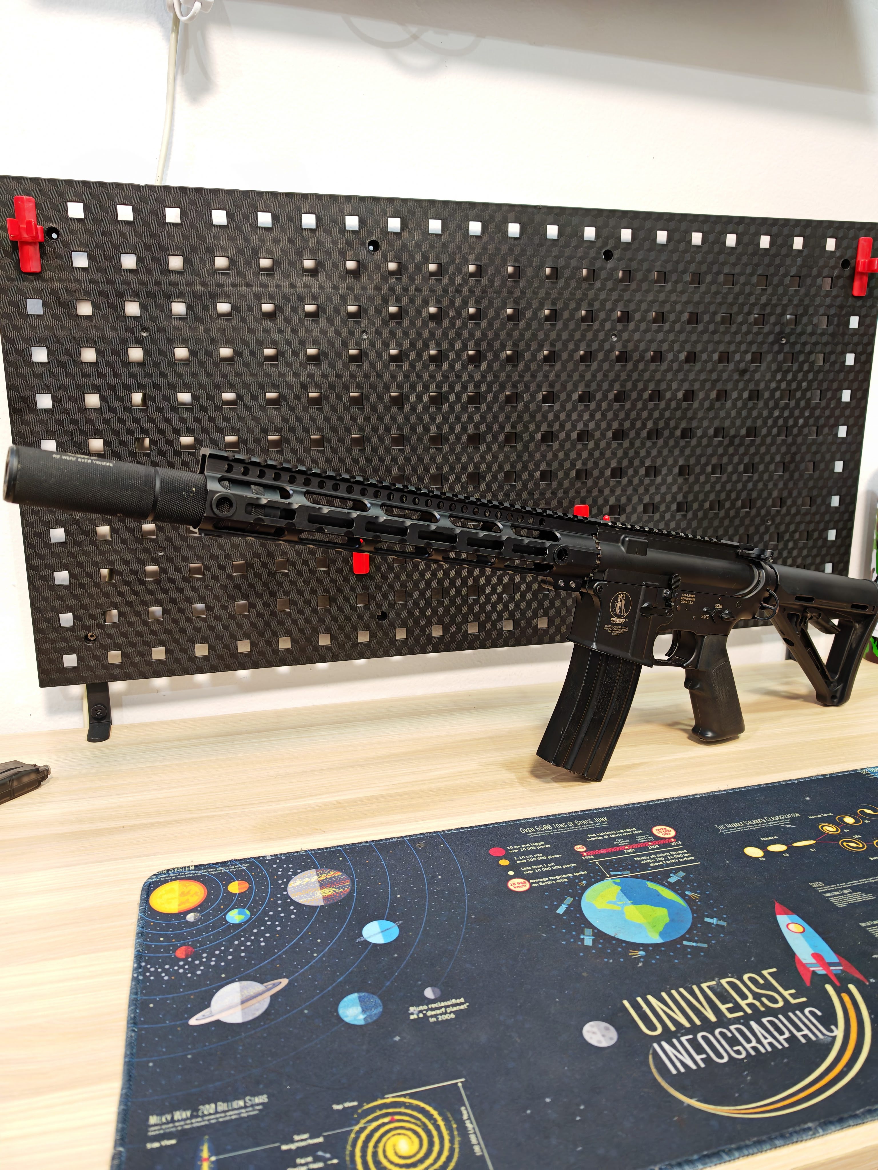 Classic Army M4 รางหน้าแต่ง โลหะทั้งตัว AEG BB Gun บีบีกัน Airsoft Gun ปืนอัดลม ปืนยาวไฟฟ้า มือสอง