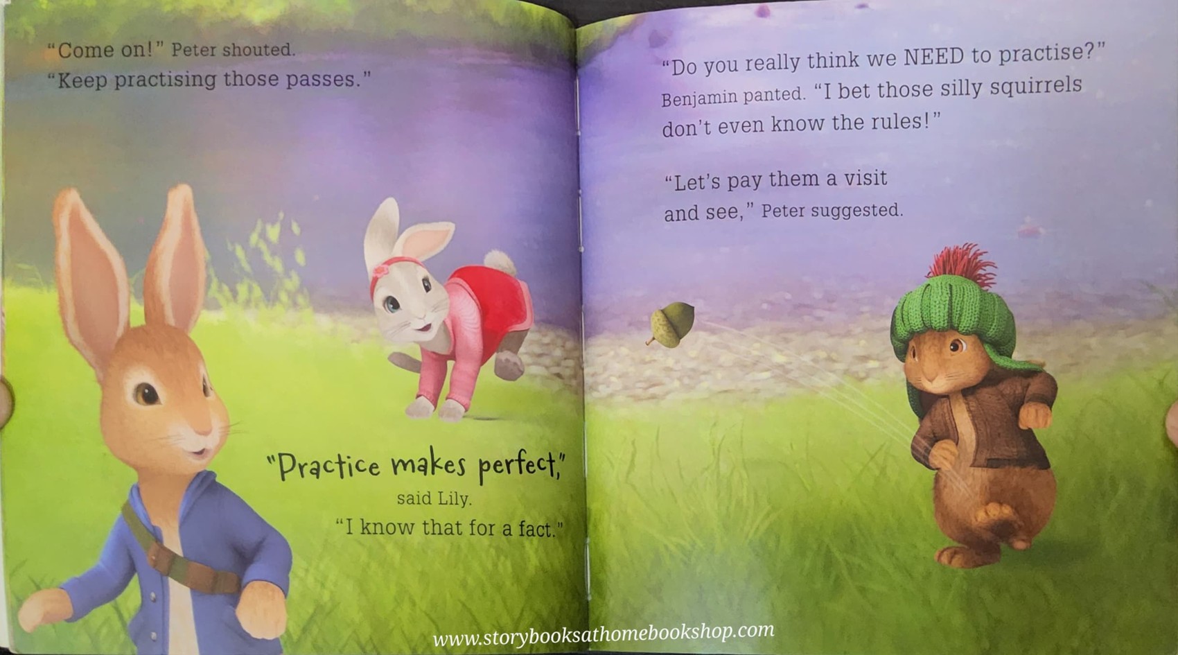 หนังสือนิทานปกอ่อน ** 🍅🍓PETER RABBIT:FOOTBALL FEVER!