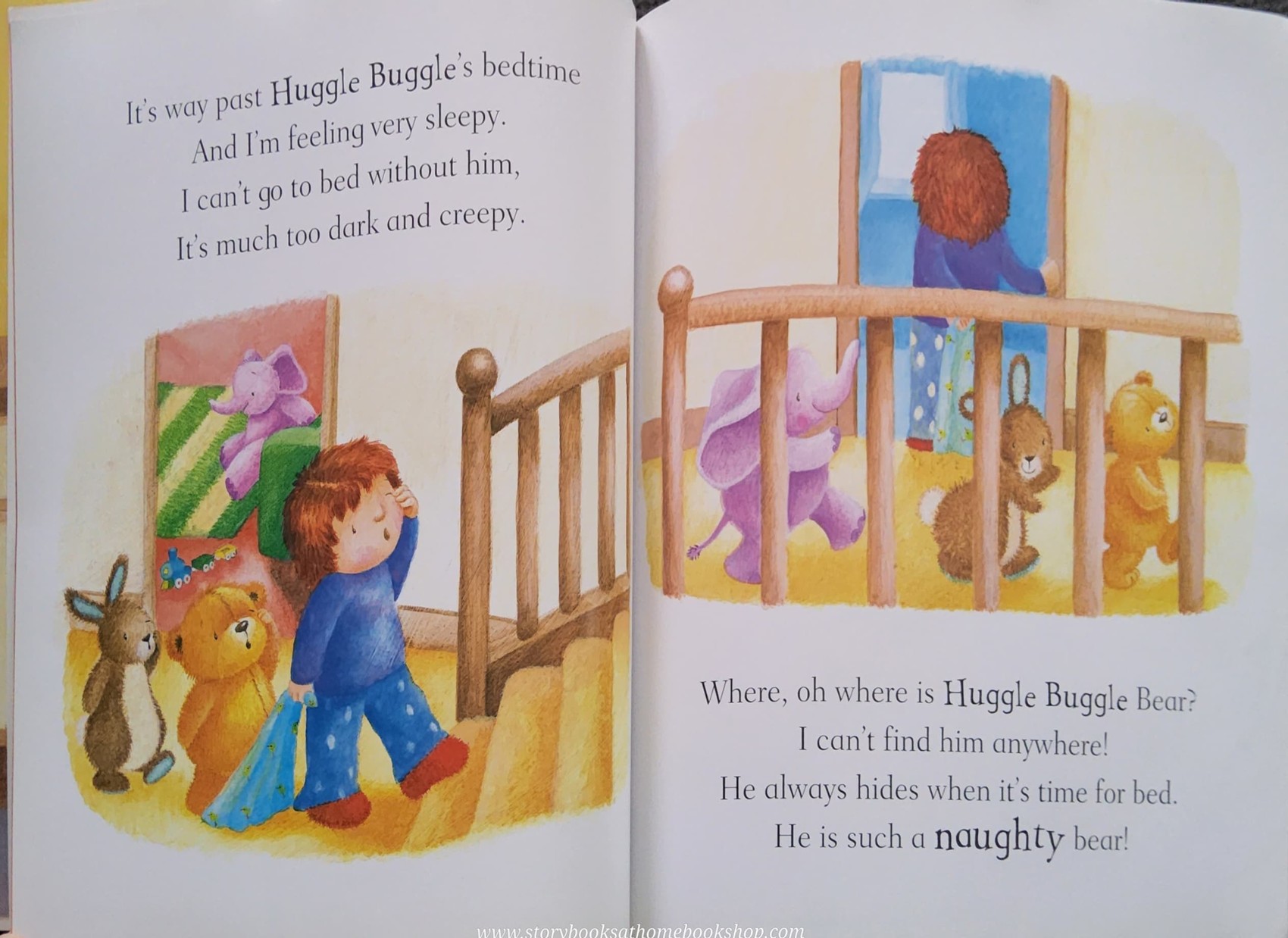 หนังสือนิทานปกอ่อน ** 🍅🍓WHERE,OH WHERE IS HUGGLE BUGGLE BEAR?♥️♥️