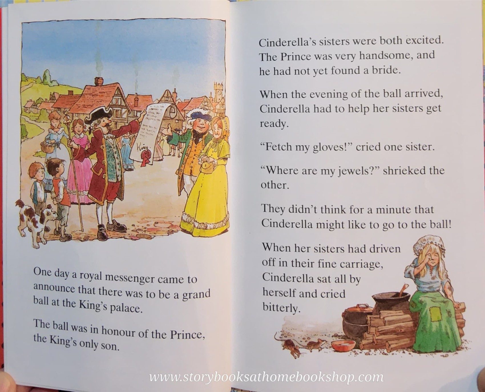 หนังสือนิทานปกแข็ง ** ♥️FAVOURITE TALES CINDERELLA♥️