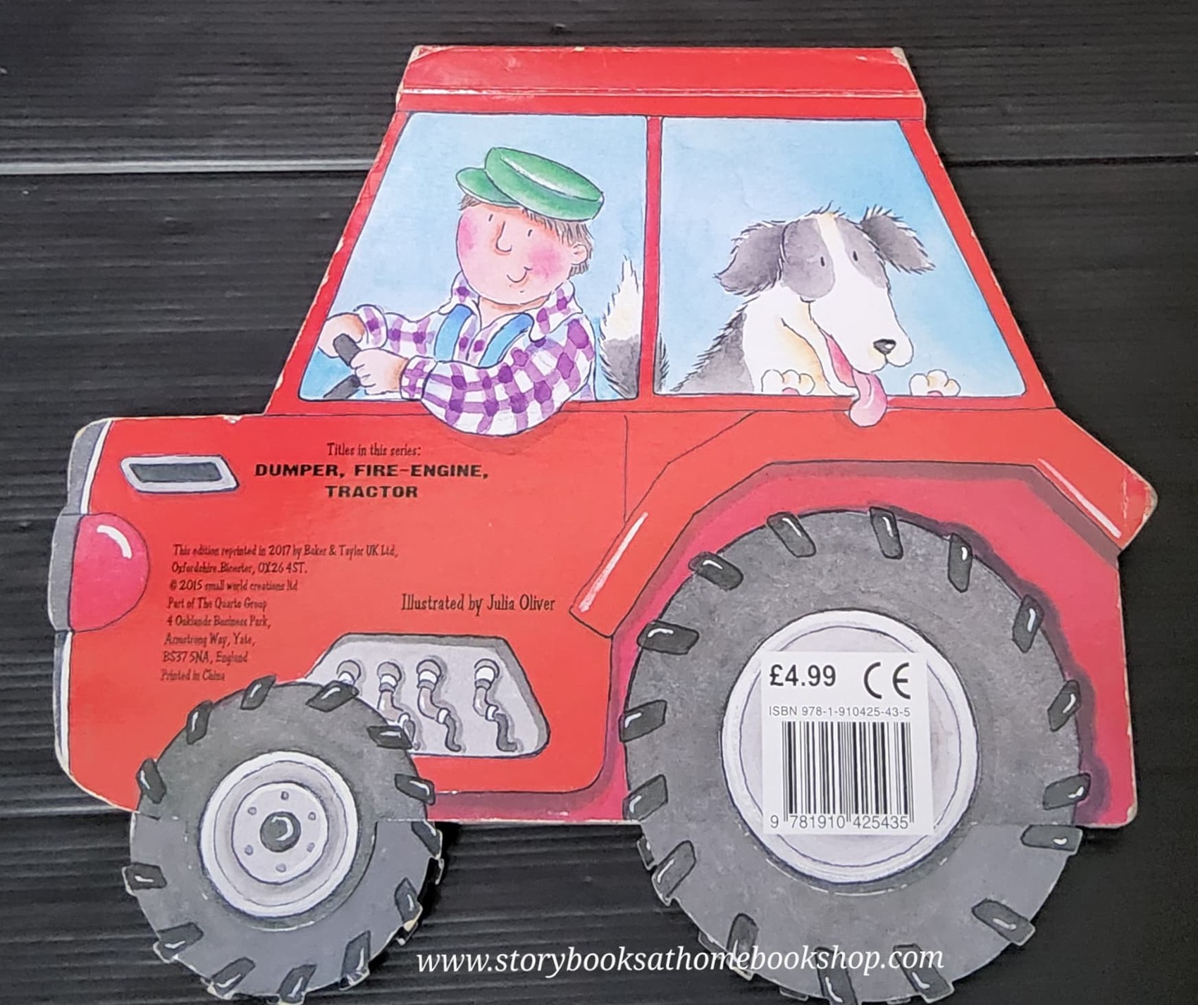 BOARD BOOK** 🍅🍅BUSY WHEELERS TRACTOR (ล้อรถหมุนได้นะคะ)