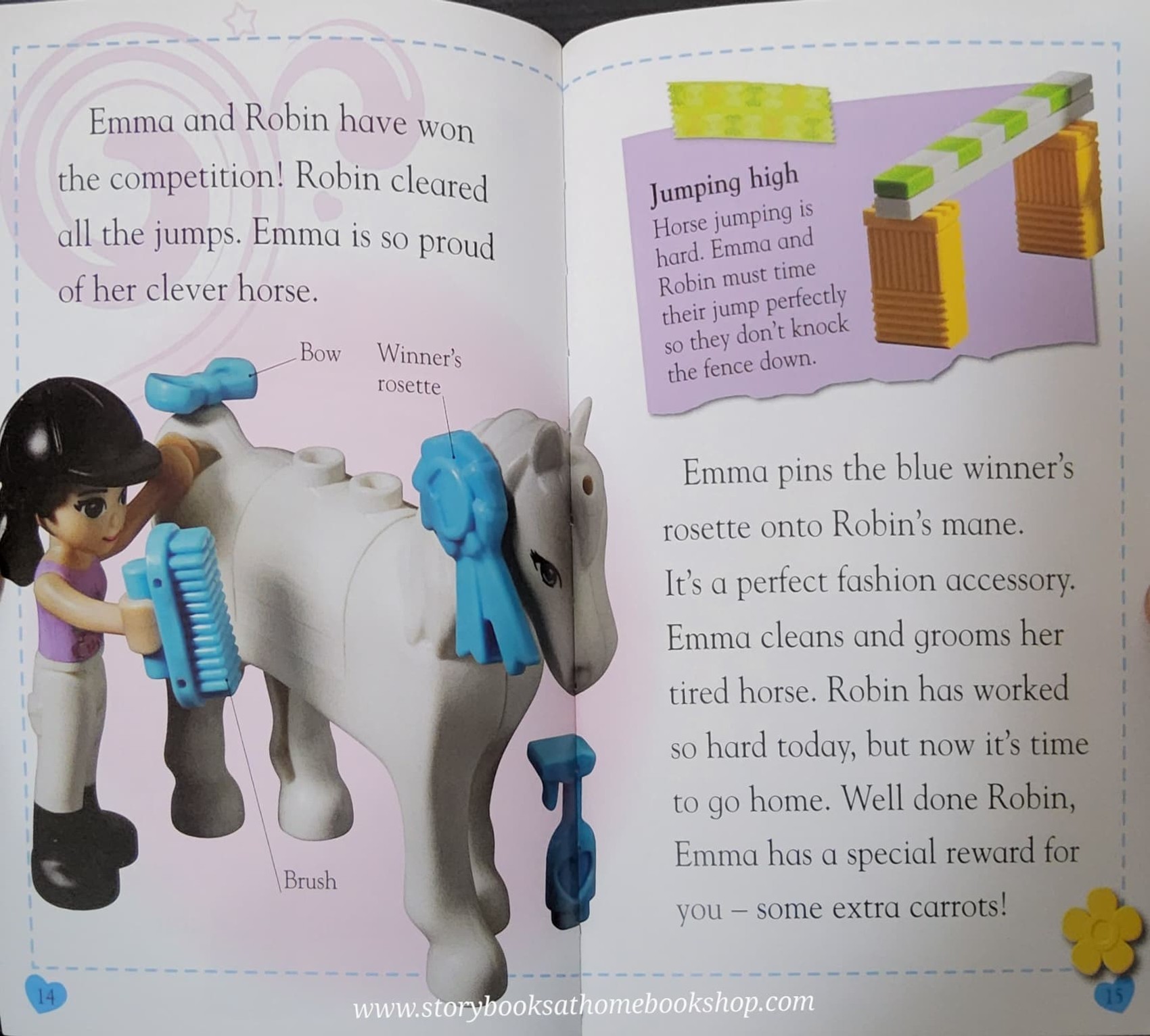 หนังสือนิทานปกอ่อน** 🍅🍓DK READERS LEGO FRIENDS: LET'S GO RIDING! #2