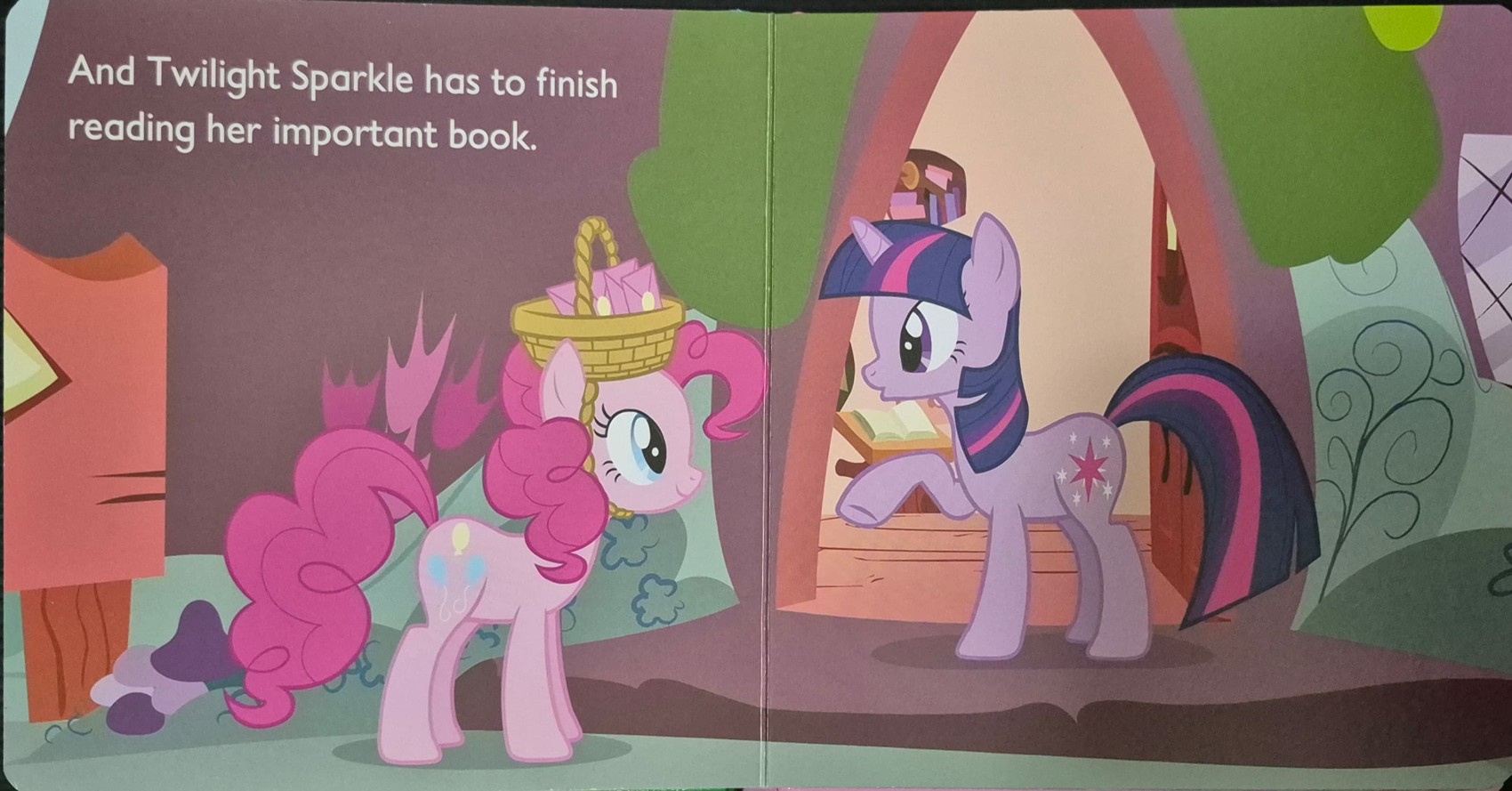 BOARD BOOK ** 🍅🍓MY LITTLE PONY:HAPPY BIRTHDAY, PINKIE PIE