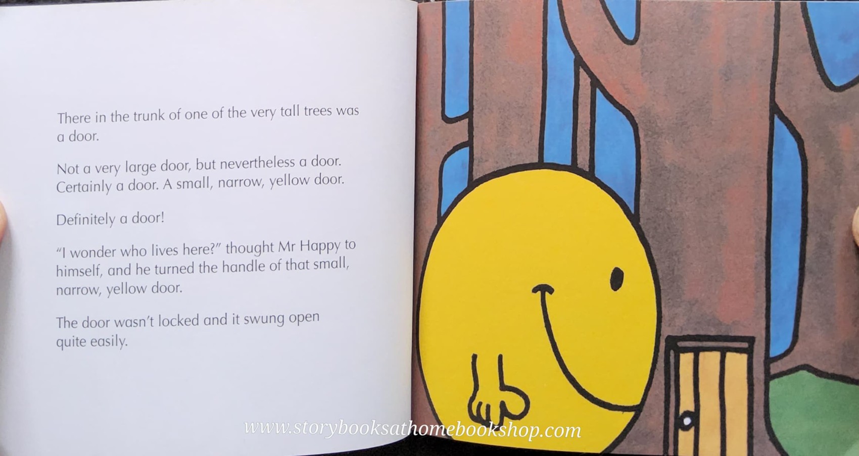 หนังสือ Bestseller Small book** **หนังสือนิทานปกอ่อน** 👉LITTLE MISS&MR.MEN👍 🍅🍅MR.HAPPY by Roger Hargreaues