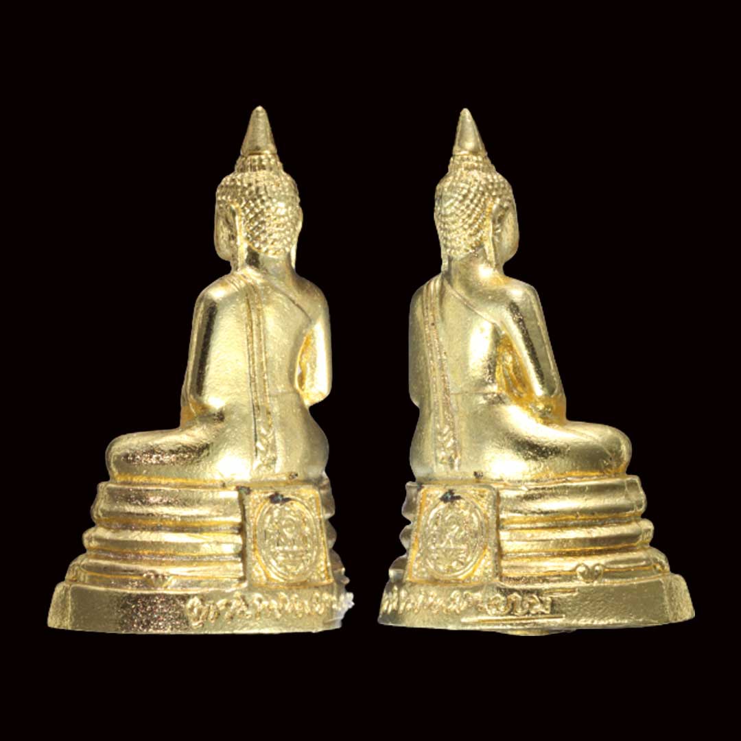 พระกริ่งหลวงพ่อโสธร รุ่นสร้างอุโบสถ ปี2539 เนื้อชุบทอง (พิมพ์ใหญ่)