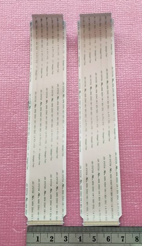 สายแพจากทีคอนไปจอ แอลจี LG ของแท้ถอดจากเครื่อง รุ่น43LJ550T และรุ่นอื่นที่เหมือนกัน