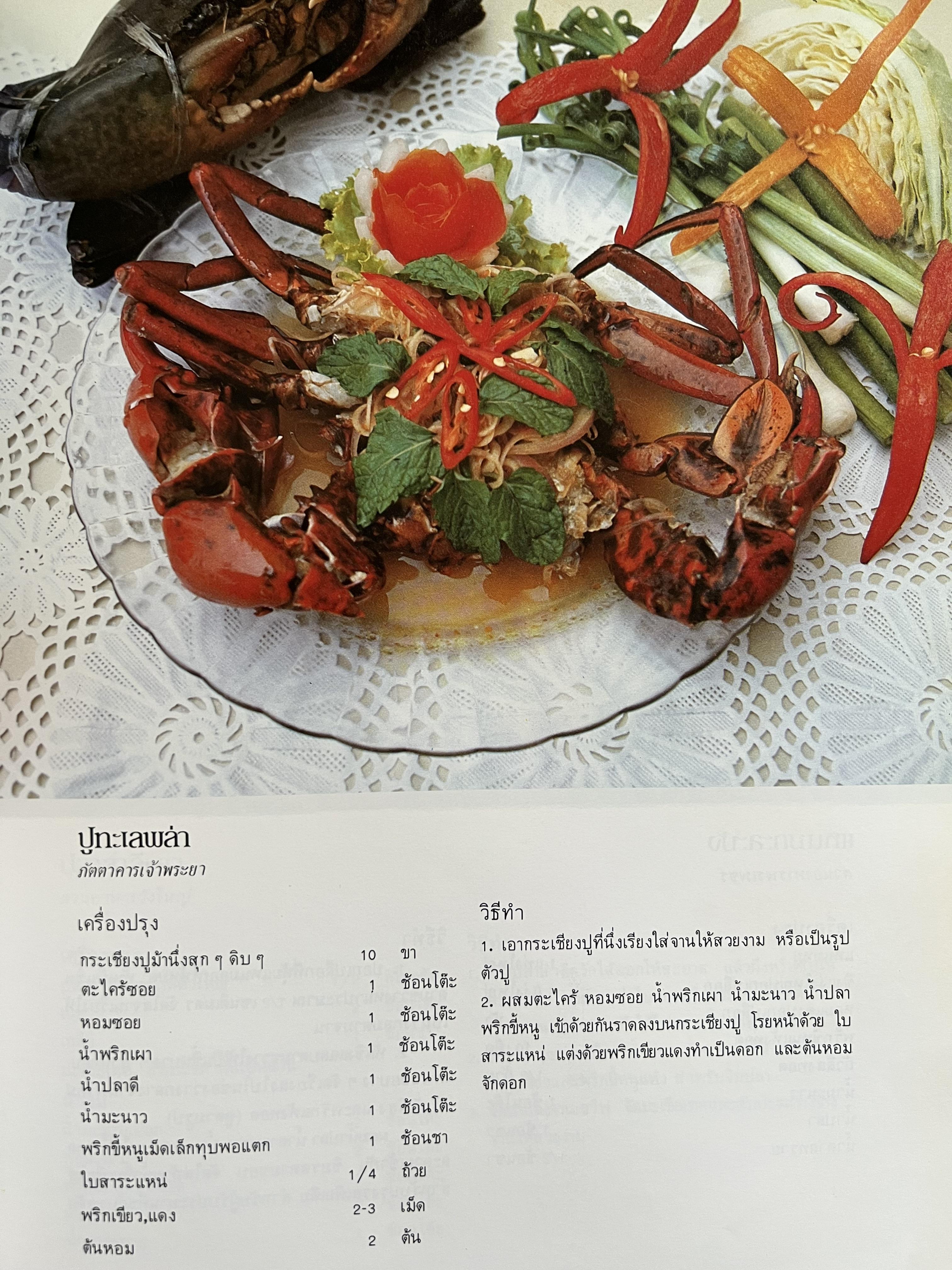 ตำราอาหารภัตตาคาร โดย : อาจารย์ศรีสมร คงพันธุ์ อาจารย์มณี สุวรรณผ่อง อาจารย์จันทร ทศานนท์.