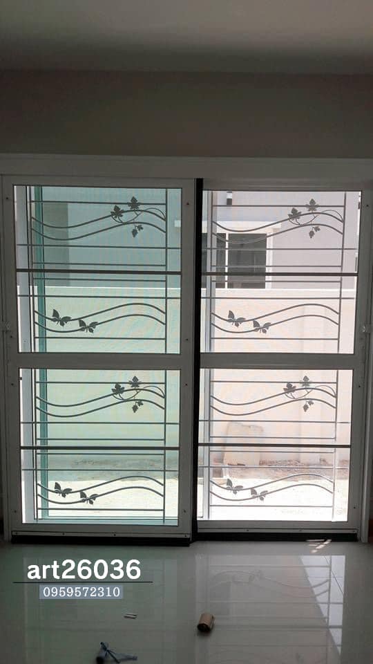 เหล็กดัดสีอบ #40