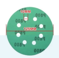 กระดาษทรายกลม KP686 หลังสักหลาด มีรู