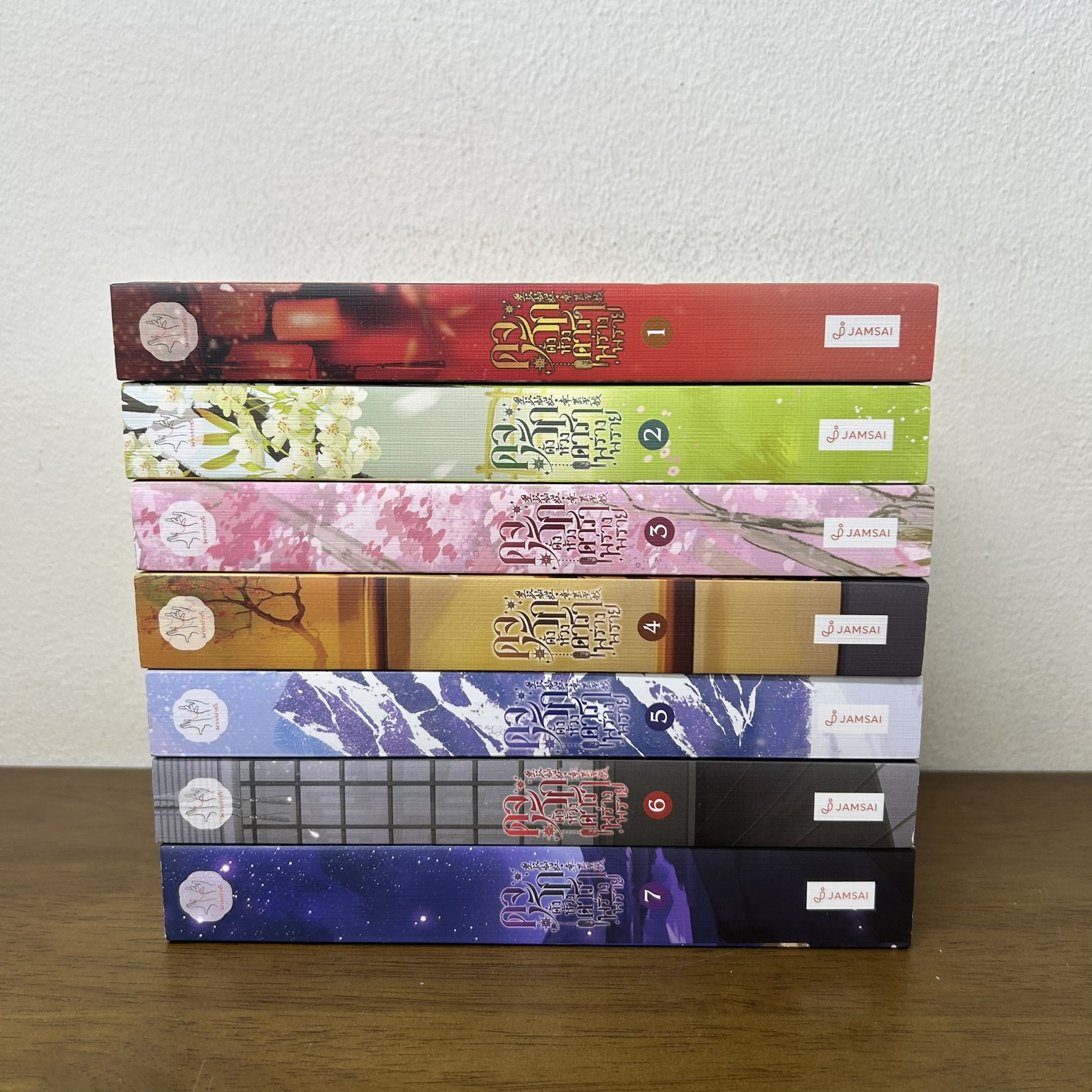 ดุจรักดั่งห้วงดาราพร่างพราย เล่ม 1-7 จบ ครบชุด ... กวนซินเจ๋อล่วน (มือสอง) นิยาย แปลจีน แจ่มใส