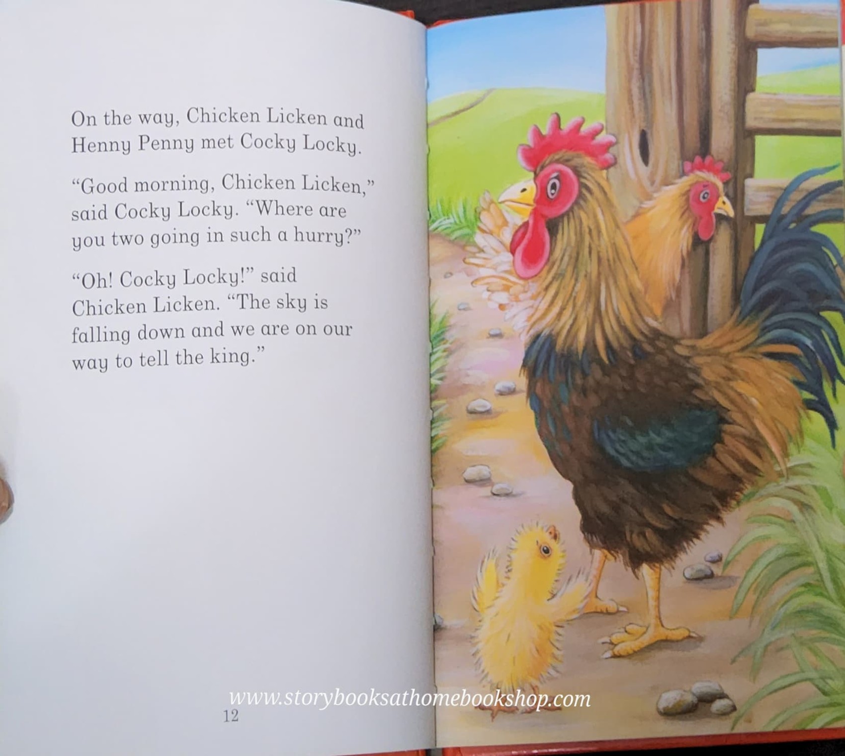 หนังสือนิทานปกแข็ง** 🍅🍓LADYBIRD TALES:CHICKEN LICKEN
