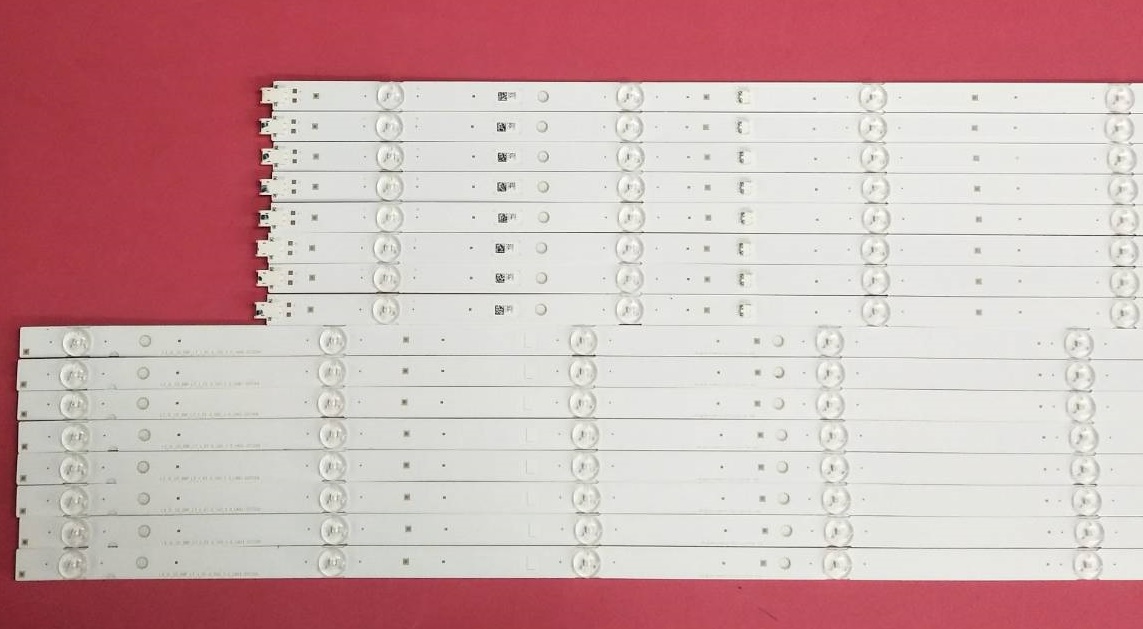 หลอดแบคไลน์ทีวี โซนี่ SONY ของใหม่โรงงาน รุ่น KD-75X8000G พาร์ท L3-3L-G5-BWP-R6-1 / L3-3L-G5-BWP-L7-1 LM41-00725A/00726A 1 ชุด8แถว16ชิ้น