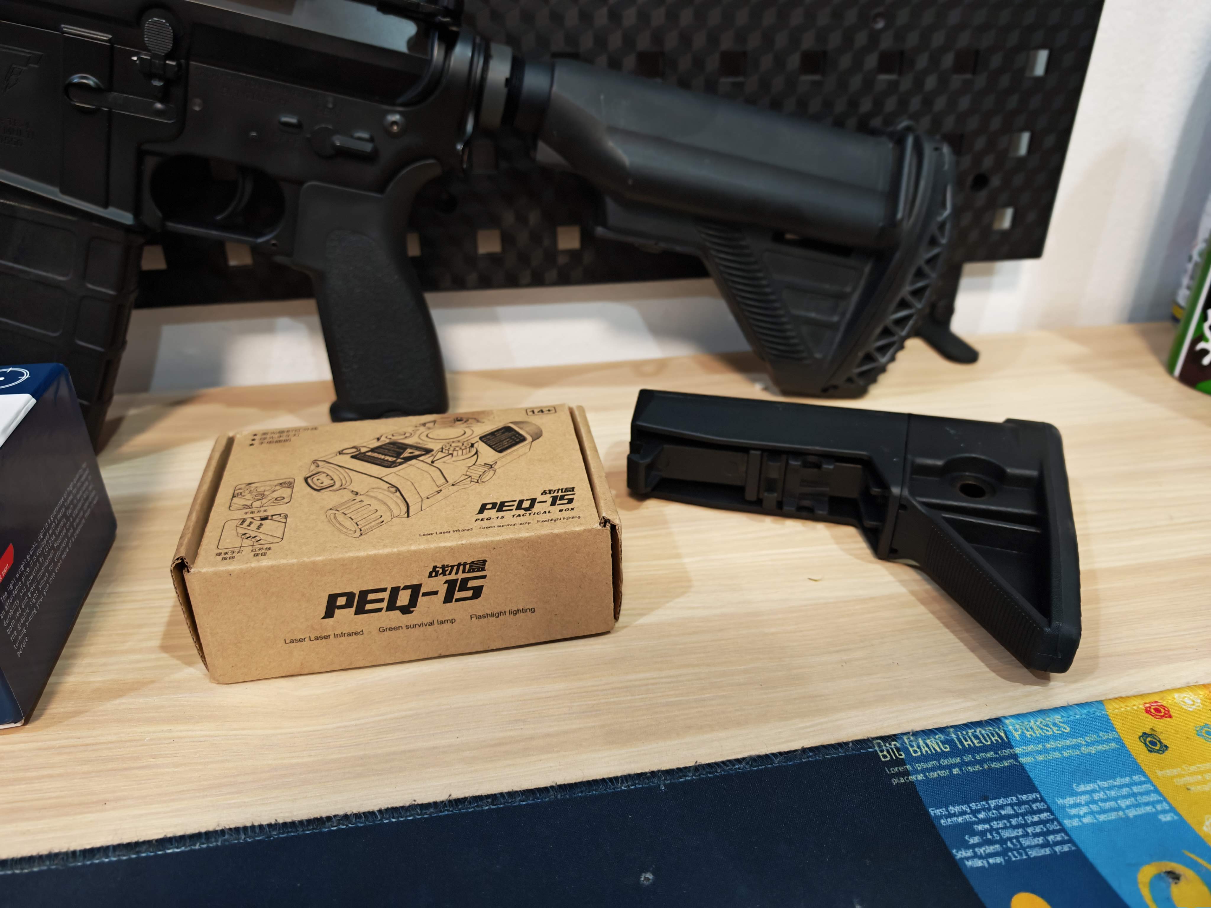 E&C 855 S2 John Wick2 TTI TR-1 M-Lok 13 บอดี้โลหะ พร้อมดอท PEQ AEG BB Gun บีบีกัน Airsoft Gun ปืนอัดลม ปืนยาวไฟฟ้า มือสอง