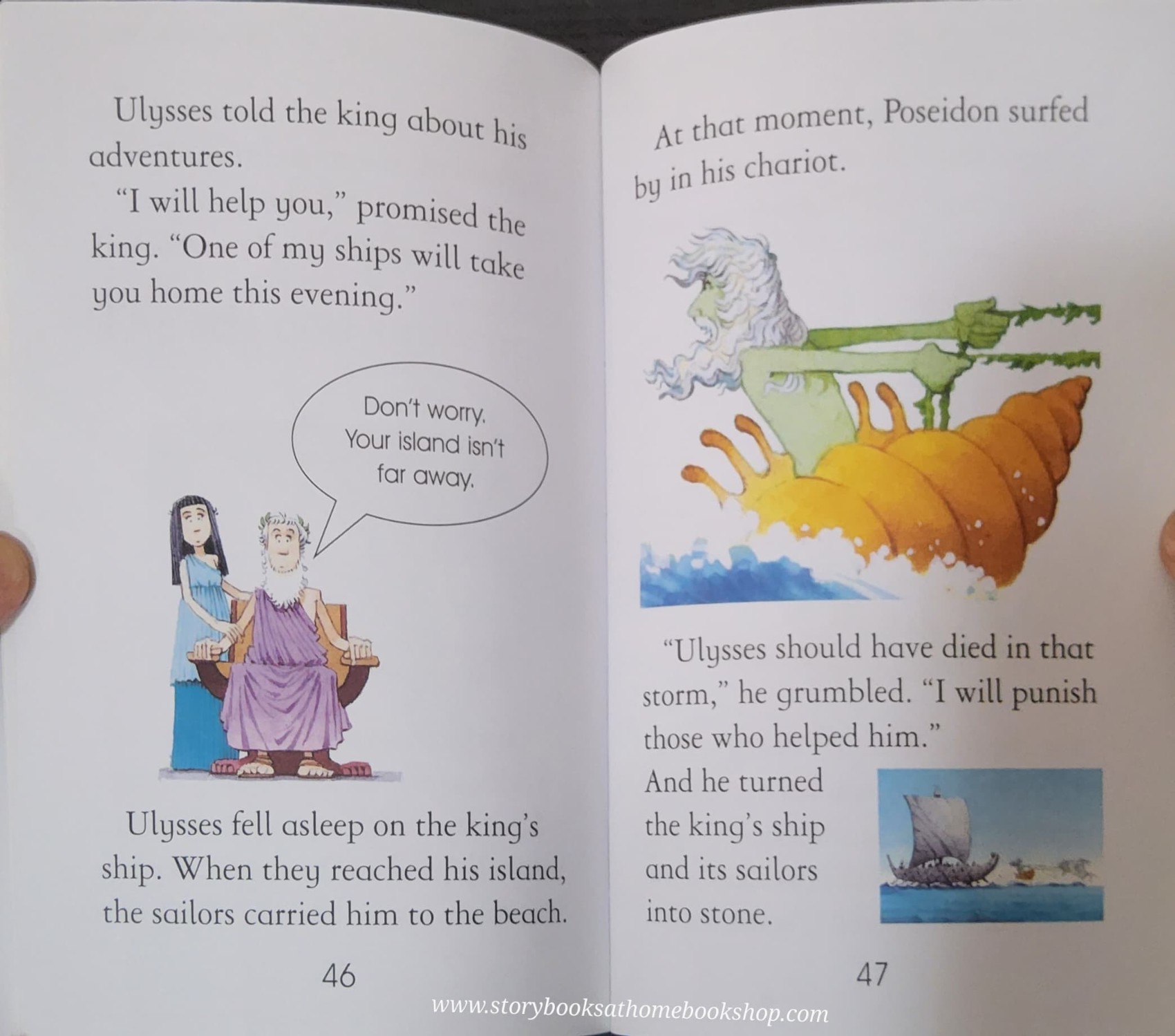 หนังสือนิทานปกอ่อน** 🍅🍓USBORNE YOUNG READING:THE AMZING ADVENTURES OF ULYSSES