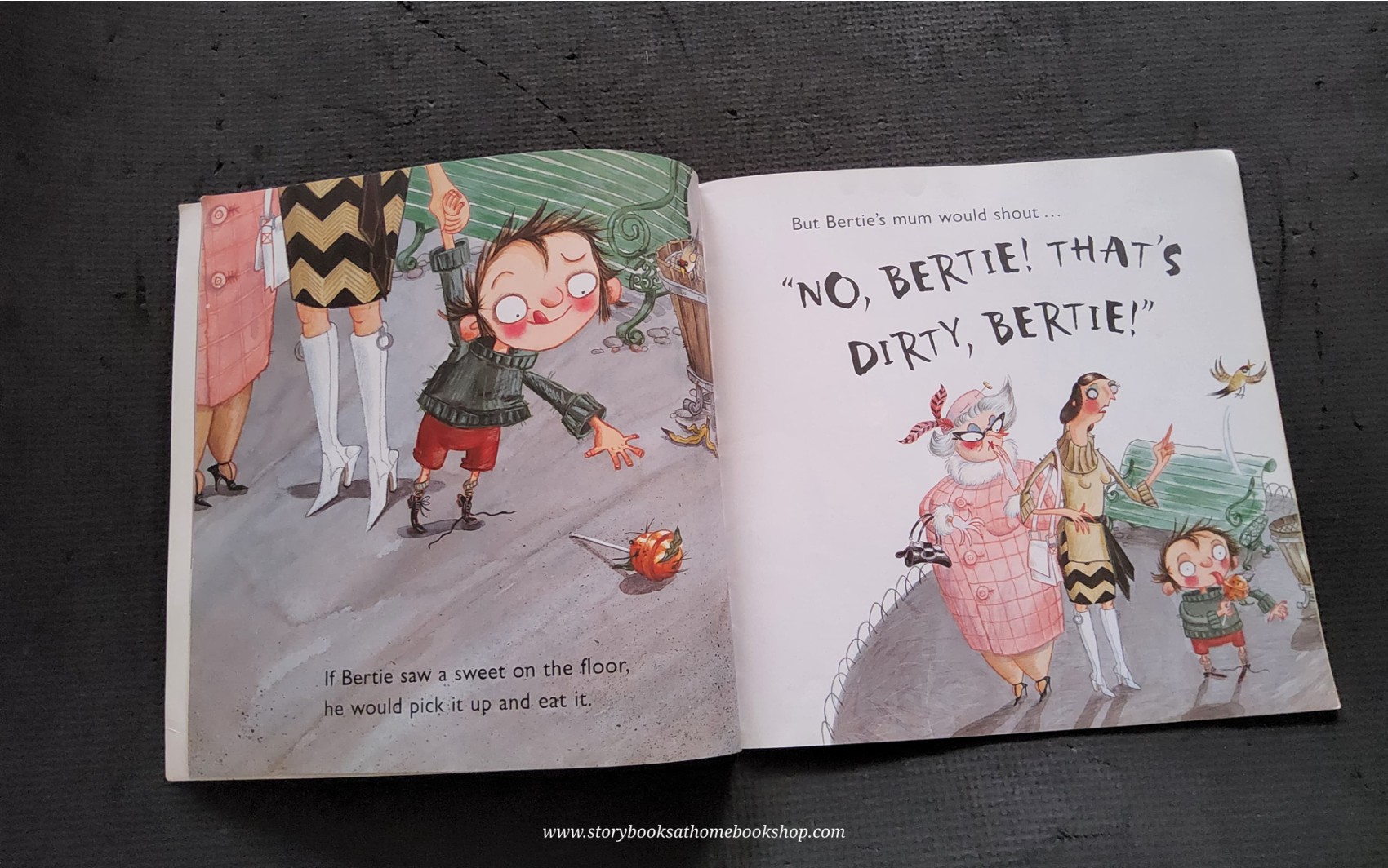 หนังสือนิทานปกอ่อน ** 🍅🍓DIRTY BERTIE BY DAVID ROBERTS