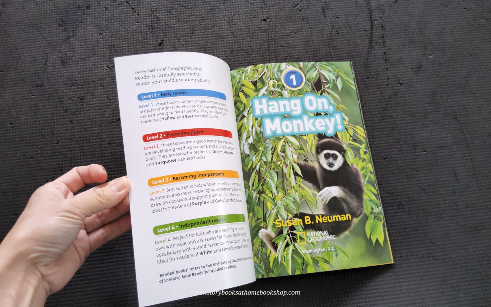 Knowledge Book ** ððNATIONAL GEOGRAPHIC KIDS:HANG ON,MONKEY! LEVEL1