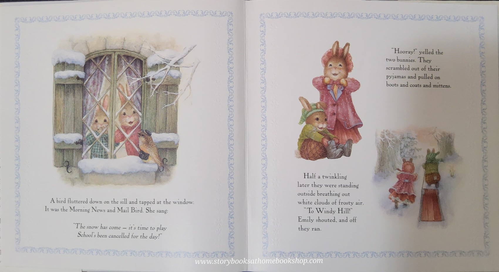 หนังสือนิทานปกแข็ง** 🍅🍓HOLLY POND HILL: OLIVER'S RED TOBOGGA