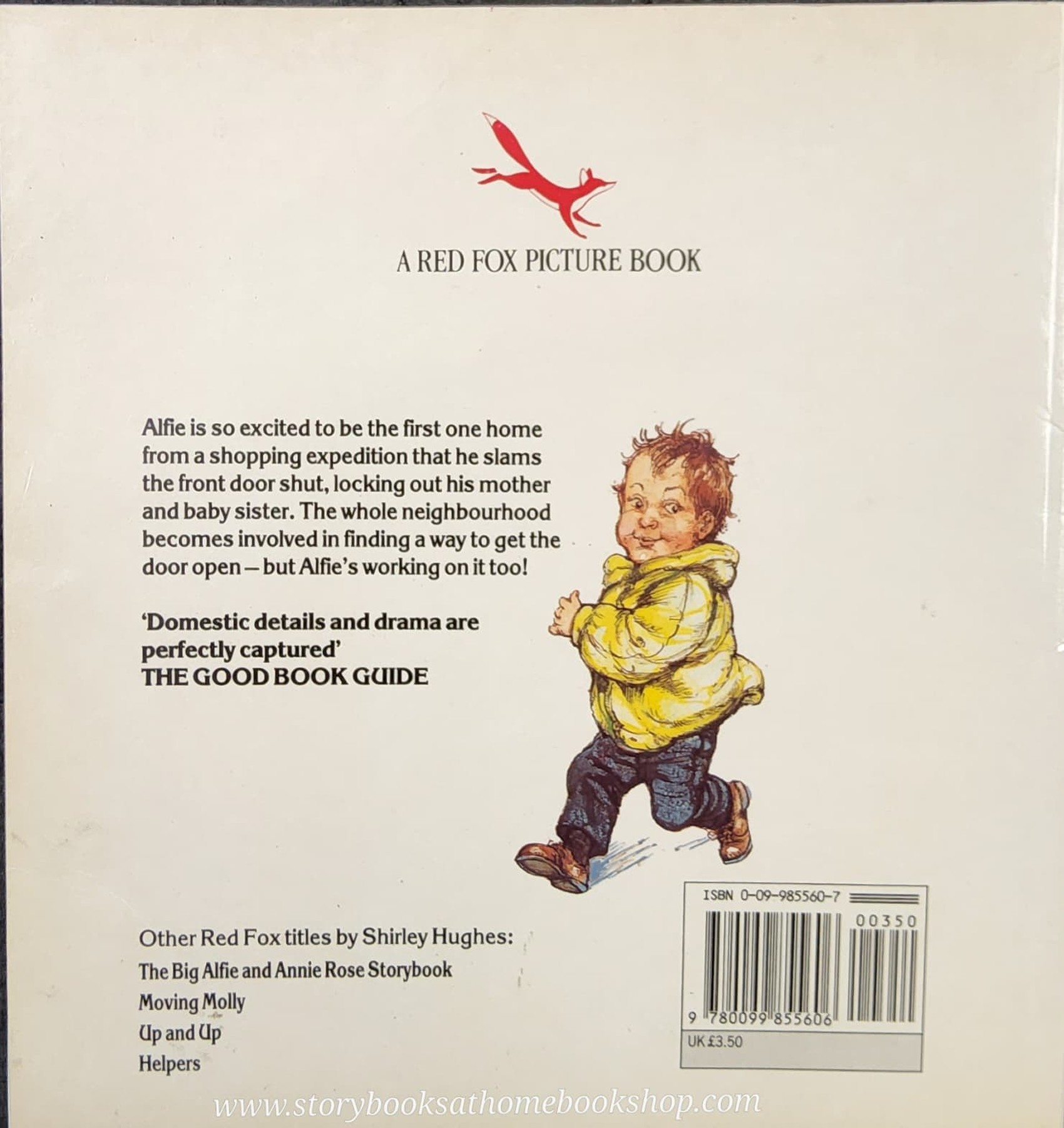 หนังสือนิทานปกอ่อน ** 🍅🍓ALFIE GETS IN FIRST BY SHIRLEY HUGHES