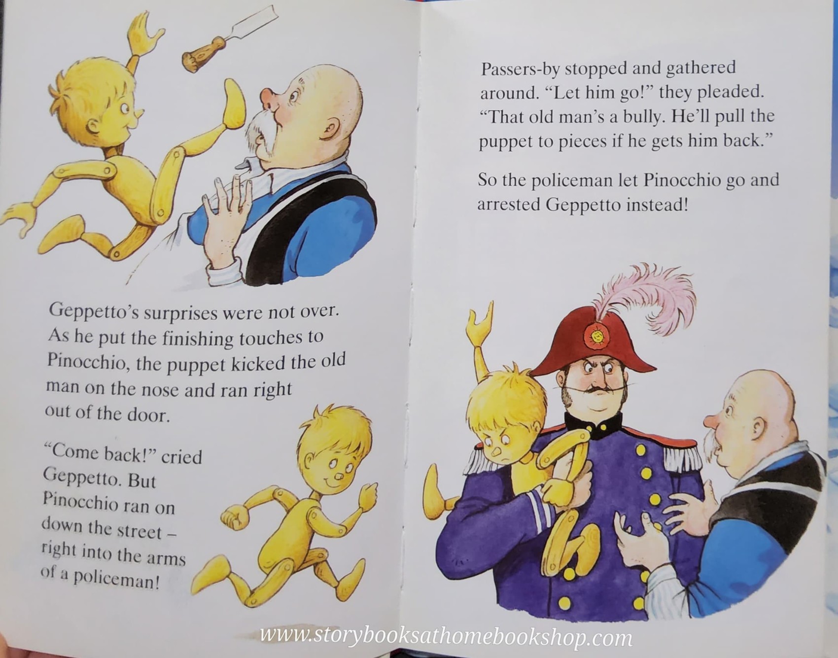 หนังสือนิทานปกแข็ง ** ♥️ FAVOURITE TALES: PINOCCHIO ♥️