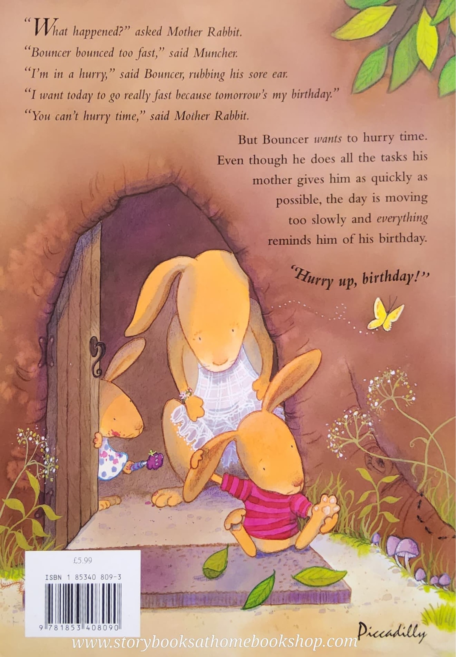 หนังสือนิทานปกอ่อน** 🍅🍓HURRY UP,BIRTHDAY! BY PAEONY LEWIS.SARAH GILL