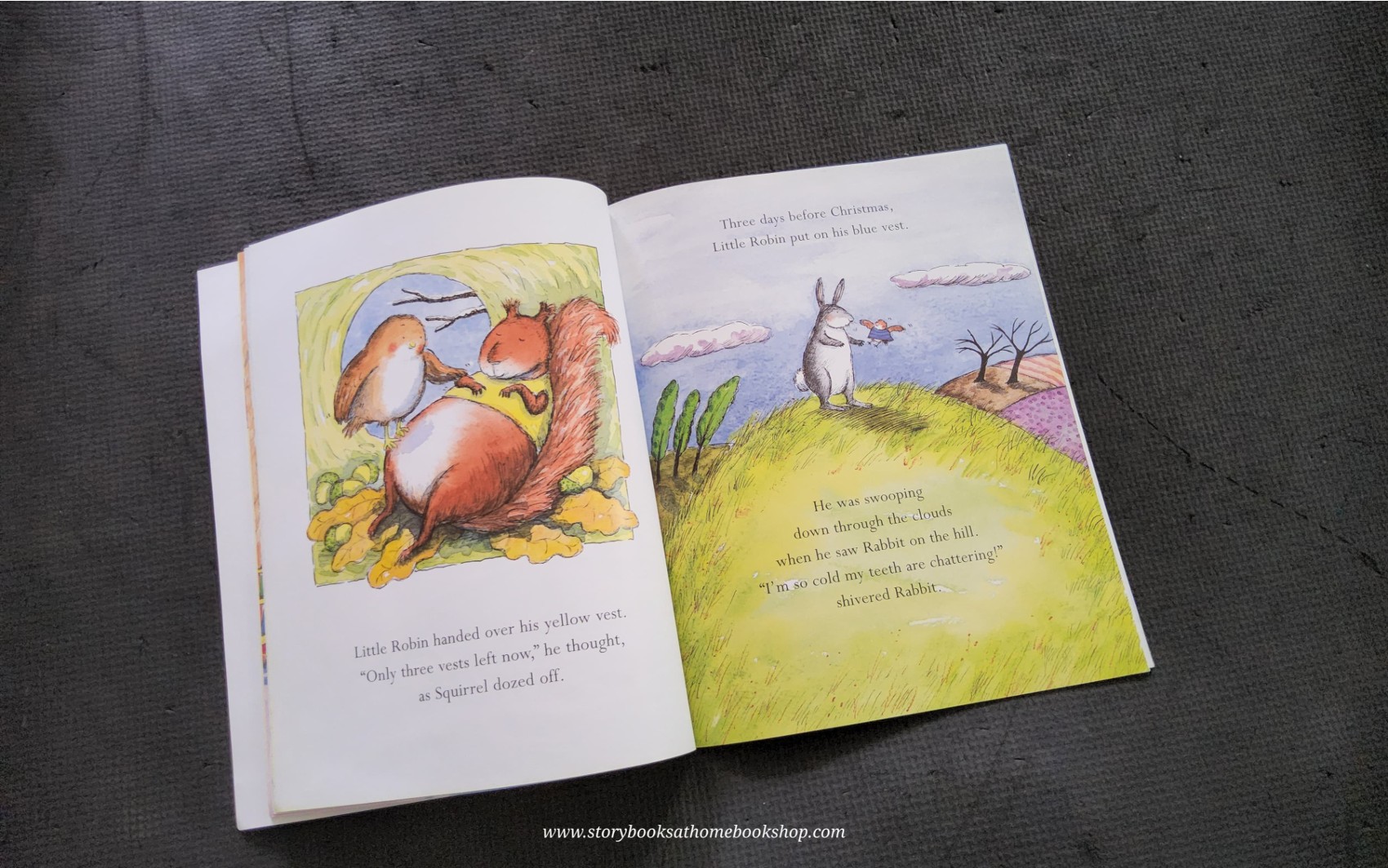 หนังสือนิทานปกอ่อน** 🍅🍓LITTLE ROBIN RED VEST BY JAN FEARNLEY