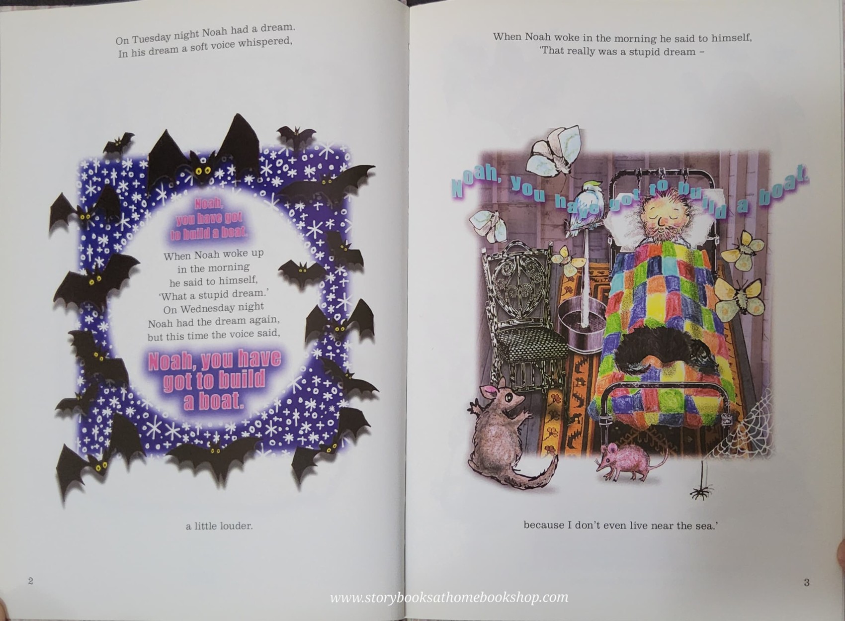 หนังสือนิทานปกแข็ง** 🍅NOAH'S BOAT BY LOUISE ELLIOTT